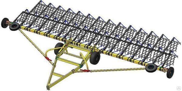 Борона зубовая двухследная с БЗСС-1,0